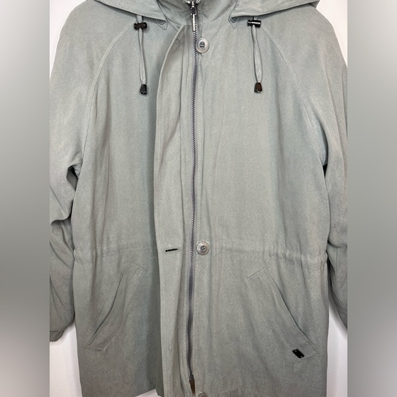 London Fog Women’s Anorak Utility Drawstring Waist Jacket Size M - Picture 5 of 14
